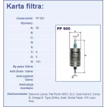  Filtr paliwa - [B3X004PR]