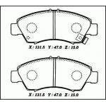 Klocki hamulcowe HONDA - [04-5073S]