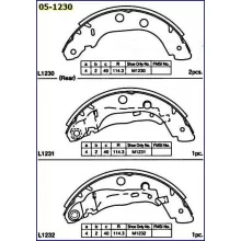  Szczęki hamulcowe NISSAN - [05-1230S] ->12.2000