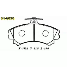  Klocki hamulcowe MITSUBISHI - [04-6090S]