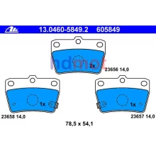  Klocki hamulcowe TOYOTA - [13.0460-5849.2](04466-42030)