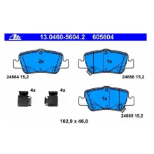  Klocki hamulcowe TOYOTA - [13.0460-5604.2] sys.BOSCH