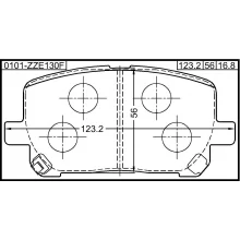  Klocki hamulcowe TOYOTA - [04-02217T]