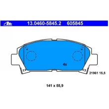  Klocki hamulcowe TOYOTA - [13.0460-5845.2] 2000.01->