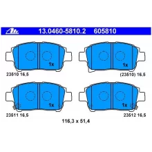  Klocki hamulcowe TOYOTA - [13.0460-5810.2] (tył:tarcze)