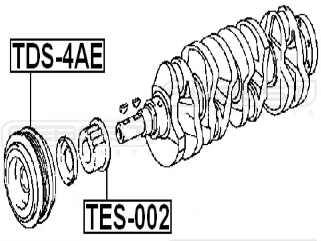 Koło zębate wału korbowego - TOYOTA [TES-002] 13521-11030 ,1352111030