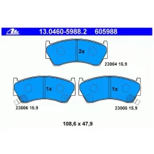  Klocki hamulcowe NISSAN SUZUKI - [13.0460-5988.2]+ABS