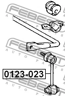 Łącznik stabilizatora LEXUS TOYOTA - [0123-023](48830-30070)