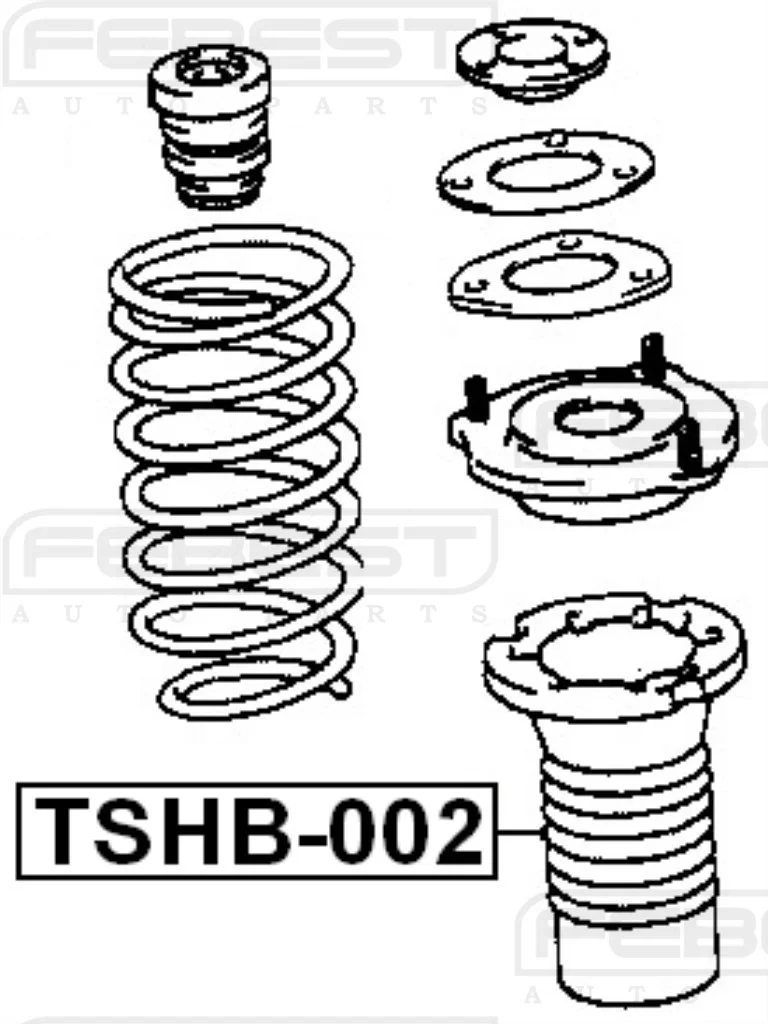 Osłona amortyzatora przód TOYOTA - [TSHB-002] 48157-22040 , 4815722040