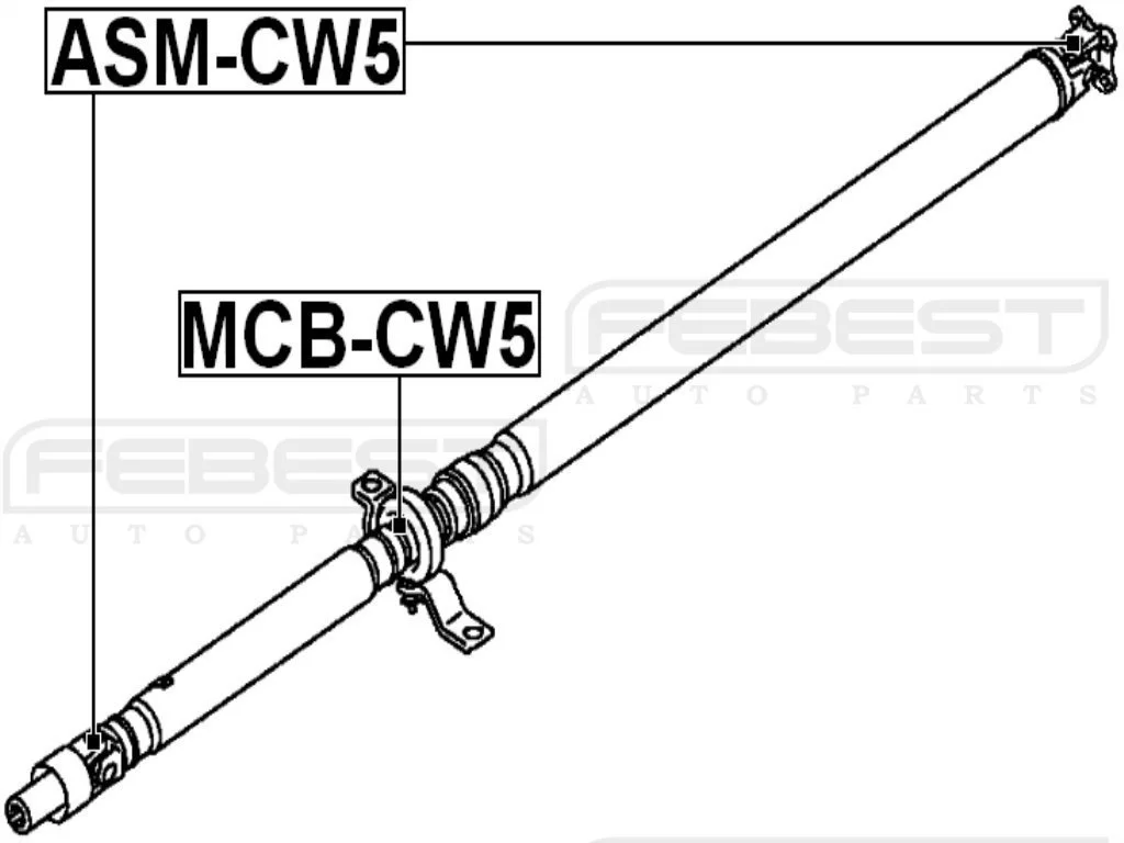  Podpora wału z łożyskiem MITSUBISHI [MCB-CW5] ( #3401A022 ) 