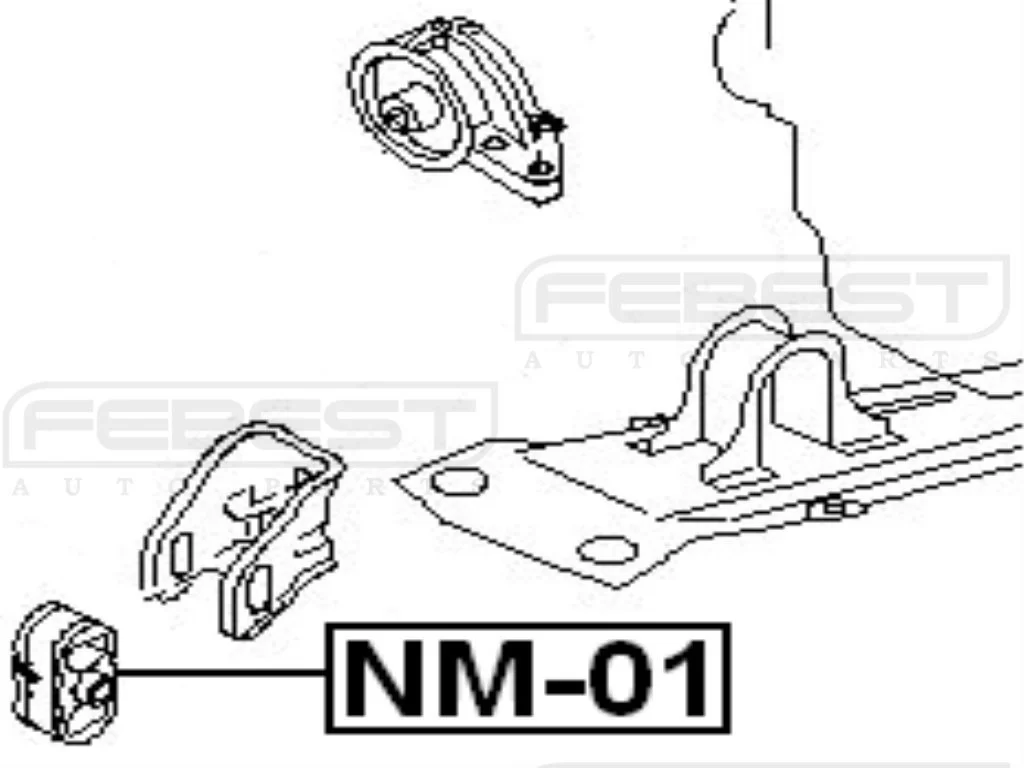 Poduszka silnika przednia - NISSAN [NM-01](11271-70J01) PRIMERA