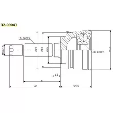  Przegub kpl. SUZUKI - [32-0904J]