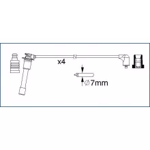  Przewody zapłonowe kpl. MAZDA - [L33003JC]