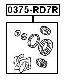 Reperaturka  zacisku tył HONDA - [0375-RD7R] 01473-SP0-000 