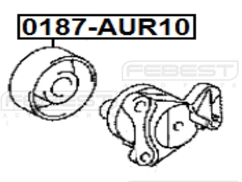 Rolka napinacza paska wielorowkowego TOYOTA [0187-AUR10] 16603-27011,1660327011