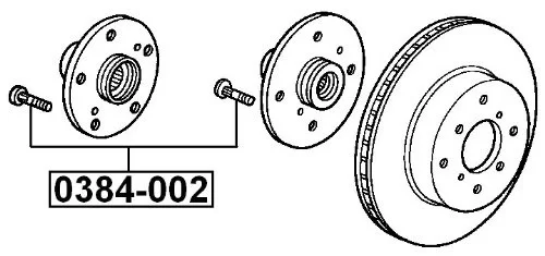 Szpilka koła HONDA-[0384-002] 90113S84901,90113SD4902 (M12x1,5x42/47) piasta przednia