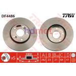 Tarcza hamulcowa HONDA - [DF4486] 45251S7AE10