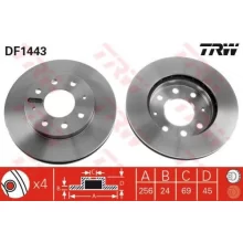  Tarcza hamulcowa MITSUBISHI - [DF1443]