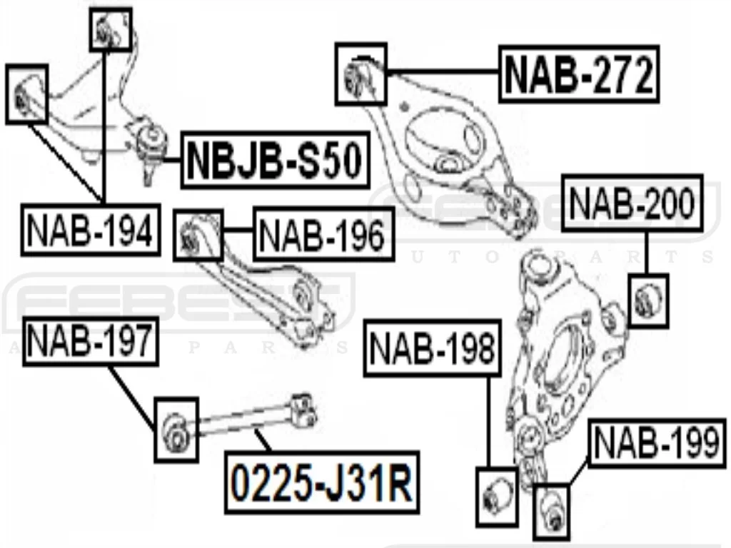  Tuleja dolna zwrotnicy tył   - [NAB-199] 