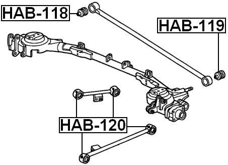 Tuleja drążka wzdłużnego - HONDA [ ZTT-HD-029C ] 52380-S2H-000,52380S2H000