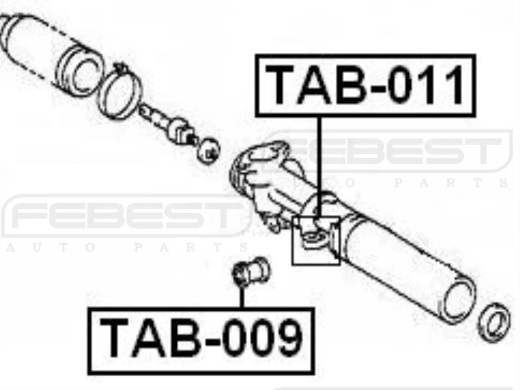 Tuleja mocowania przekładni kierowniczej TOYOTA - [TAB-011] 44203­-35030, 44250-60022