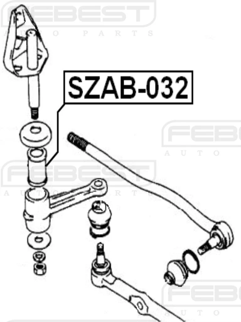 Tuleja wspornika drążków kierowniczych -SUZUKI  [JJ4-821ETP/ZTP-SU-022A] 4875060A00 , 48750-60A00