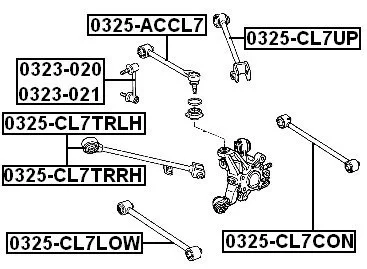 Wahacz tylny poprzeczny - HONDA [ZWT-HD-027] 52350-SEA-000 przedni 