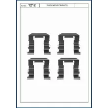 Zestaw montażowy klocków przód - [QB1212]+(ABS)