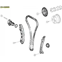  Zestaw naprawczy łańcucha rozrządu - TOYOTA [23-02009]