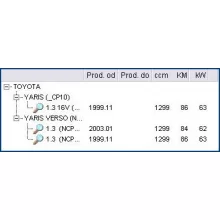  Zestaw naprawczy rozrządu TOYOTA YARIS 1.3 [ZB]